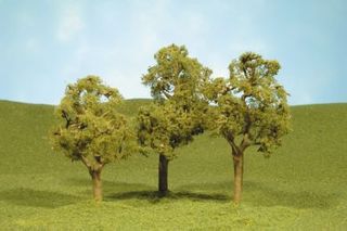 Bachmann Scenescapes 3"-4" Elm Trees 3 per pack. HO Scale