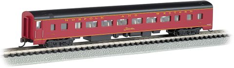 Bachmann, Norfolk & Western 85ft SmoothSided Coach #1728, N Scale