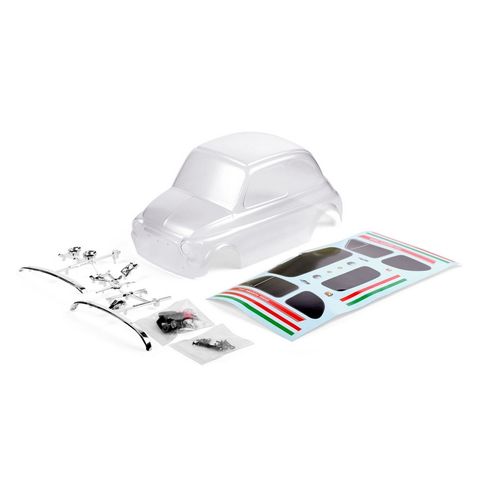 Cen Racing Fiat Abarth 595 Clear Body w/Decal (175WB)