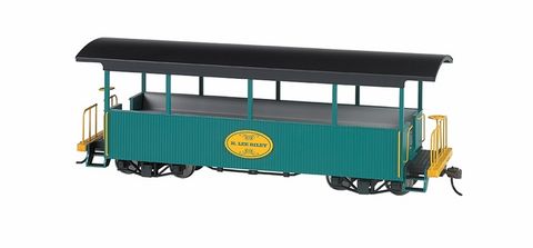 Bachmann  H.Lee Riley Excursion Car Green/Black Roof. On30 Scale
