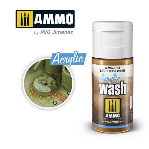 Ammo Acrylic Wash Light Rust