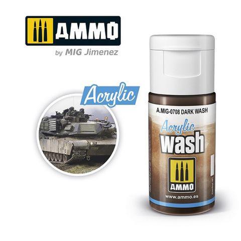 Ammo Acrylic Wash Dark