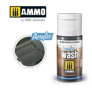 Ammo Acrylic Wash Blue 15ml