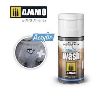 Ammo Acrylic Wash Deep Grey