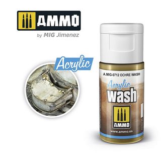 Ammo Acrylic Wash Ochre 15ml