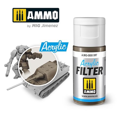 Ammo Acrylic Filter Dirt 15ml
