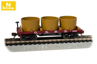 Bachmann Great Northern RR #647 Old TimeWater Tank Car. N Scale