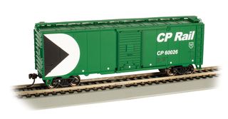Bachmann CP Rail #60026 40ft Boxcar, Green. HO Scale