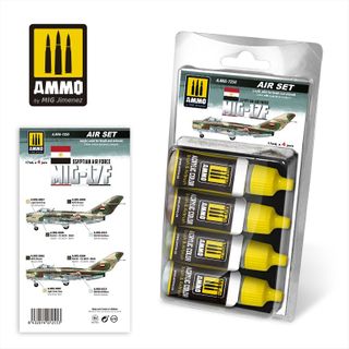 Ammo Mig-17F Egyptian Air Force Set