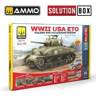 Ammo Solution Box 20 WWII USA ETO