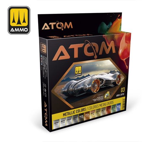 Ammo ATOM-Metallic Colors