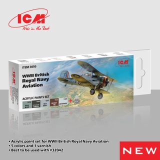 ICM Paint Set for WWII British Royal Navy