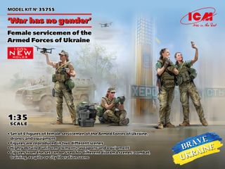 ICM 1:35 Female Servicemen of Ukraine