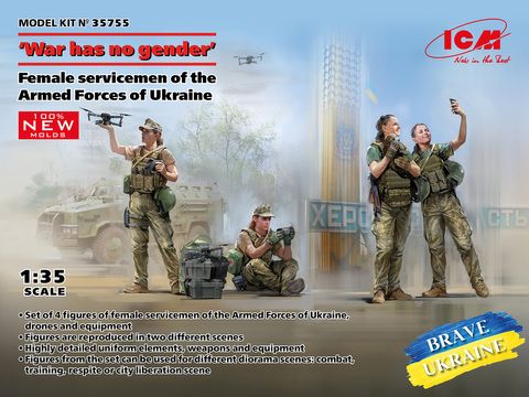 ICM 1:35 Female Servicemen of Ukraine