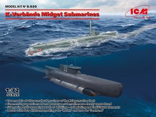 ICM 1:72 K-Verbande Midget Submarines