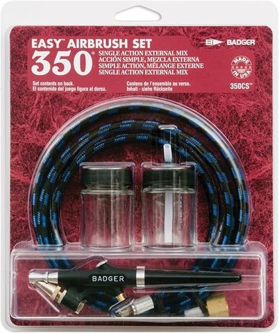 Badger 350 Easy Airbrush Single Action/External Mix Airbrush