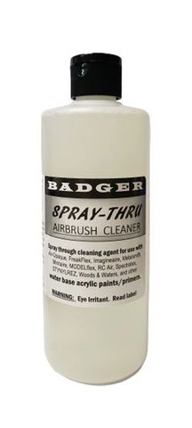 Badger 8 oz./235ml Spray-Thru Airbrush Cleaner