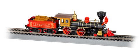 Bachmann Central Pacific #63 Leviathanw/Wood Load