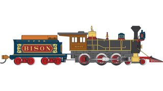 Bachmann Central Pacific #57 Bison w/Wood Load