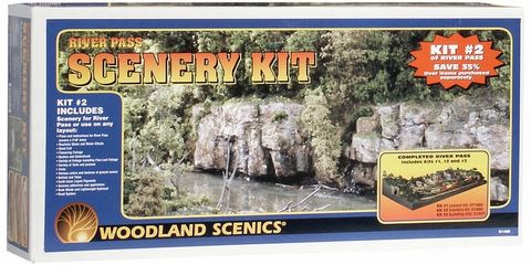 Woodland Scenics River Pass Scenery Kit*