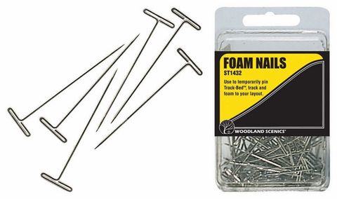 Woodland Scenics Foam Nails 75/Pkg 2In Ea