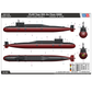 Hobbyboss 1:700 PLAN Type 094 Jin Class-SSBN