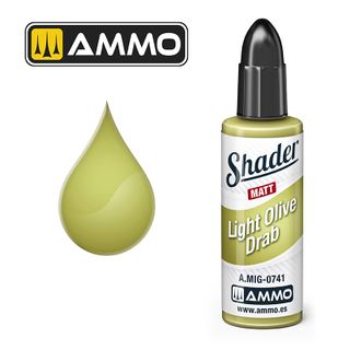 Ammo Matt Shader Light Olive Draw 10ml