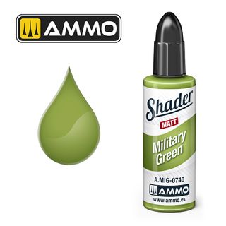 Ammo Matt Shader Military Green 10ml