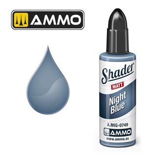 Ammo Matt Shader Night Blue 10ml