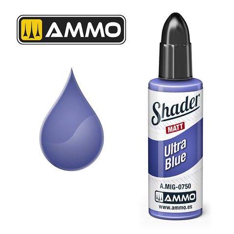 Ammo Matt Shader Ultra Blue 10ml