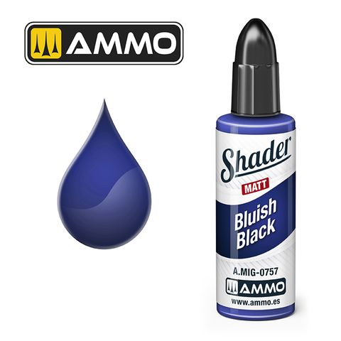 Ammo Matt Shader Bluish Black 10ml