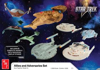 AMT 1:2500 Star Trek Adversaries & Allies Ship Set