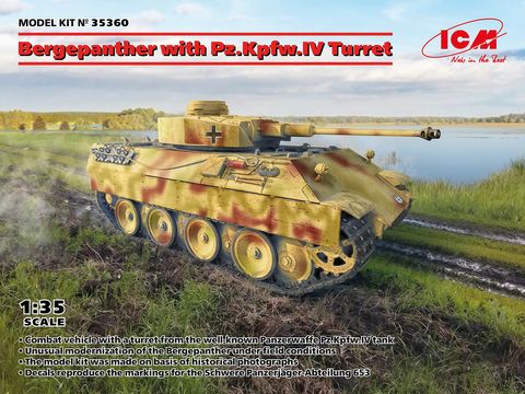 ICM 1:35 Bergepanther with Pz.Kpfe.IV Turret