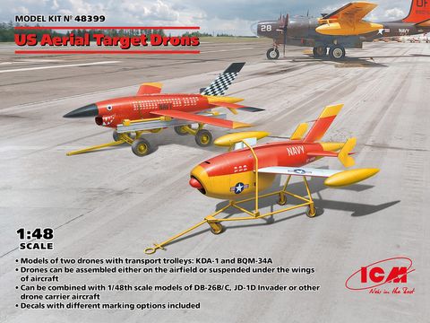 ICM 1:48 US Aerial Target Drones
