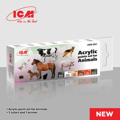 ICM Paint Set Animals