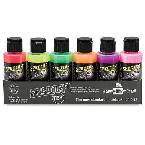 Badger SPECTRA-TEX 6 Neon Set (2oz)