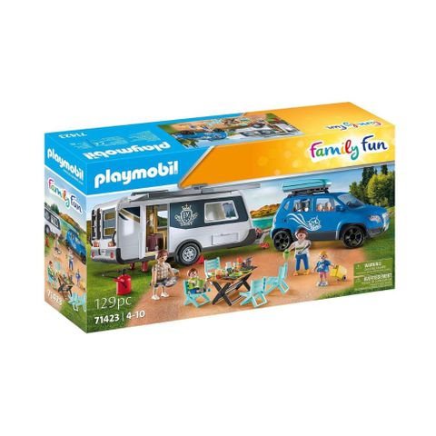 Playmobil Caravan With Car