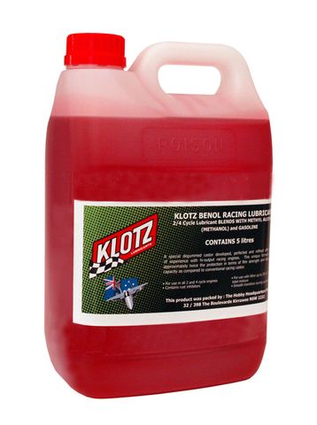 Klotz KC175 Benol Racing Castor Oil 5 Ltr