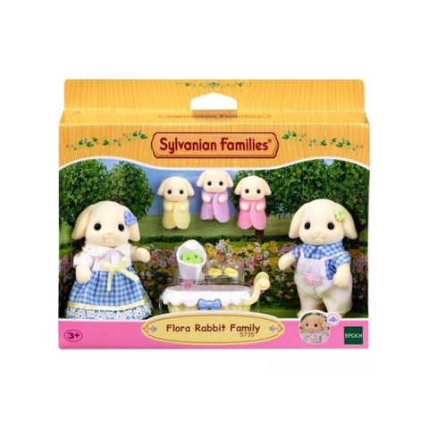 Sylvanian Families Flora Rabbit Family