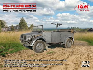 ICM 1:35 Kfz 70 with MG 34