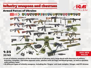 ICM 1:35 Infantry Weapons and Chevrons