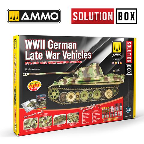 Ammo Solution Box 23 WWII German Late War Vehicles