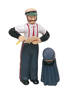 Bachmann Fig Station Agent W/Hat&Coat