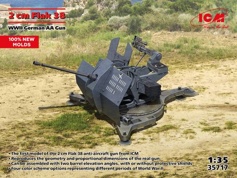 ICM 1:35 2cm FlaK 38