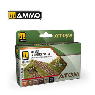 ATOM Railway Fast Method Paint Set