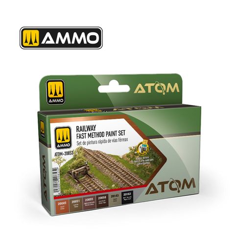 ATOM Railway Fast Method Paint Set