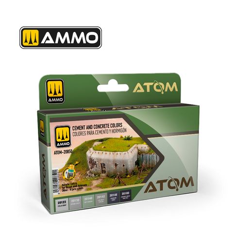 ATOM Cement and Concrete Colour Set