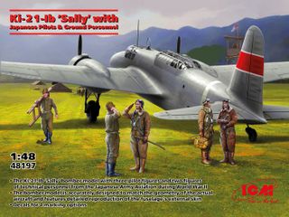 ICM 1:48 Ki-21-Ib Sally w/figures