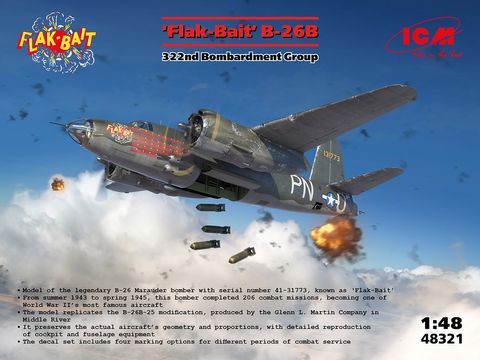 ICM 1:48 B-26B Marauder 'Flak Bait'