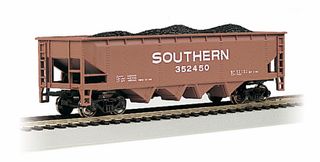 Bachmann Southern RR 40ft Quad Hopper Car. HO Scale